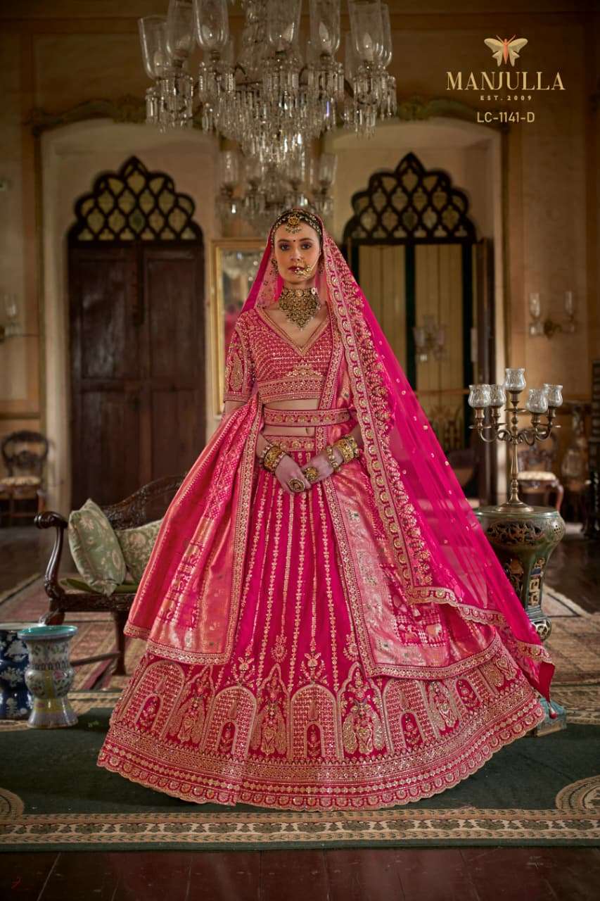 Dulhan Vol 1 2 3 4 by Manjulla Fashion fashion lehenga choli collection manufacturers surat 