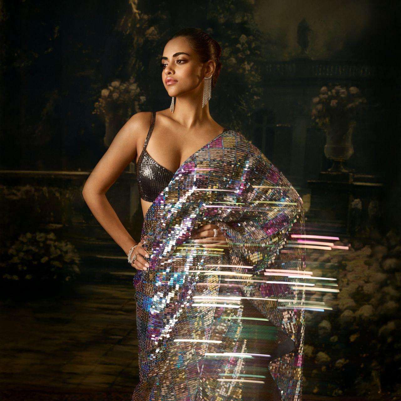 EVARA EMBROIDERED SAREE collection manufacturers surat 