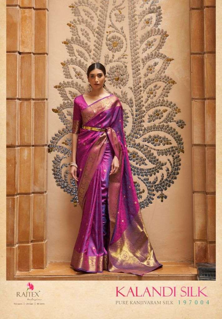 KALANDI SILK SERIES 197001 TO 197006 By RAJTEX saree Collection manufacturer surat 
