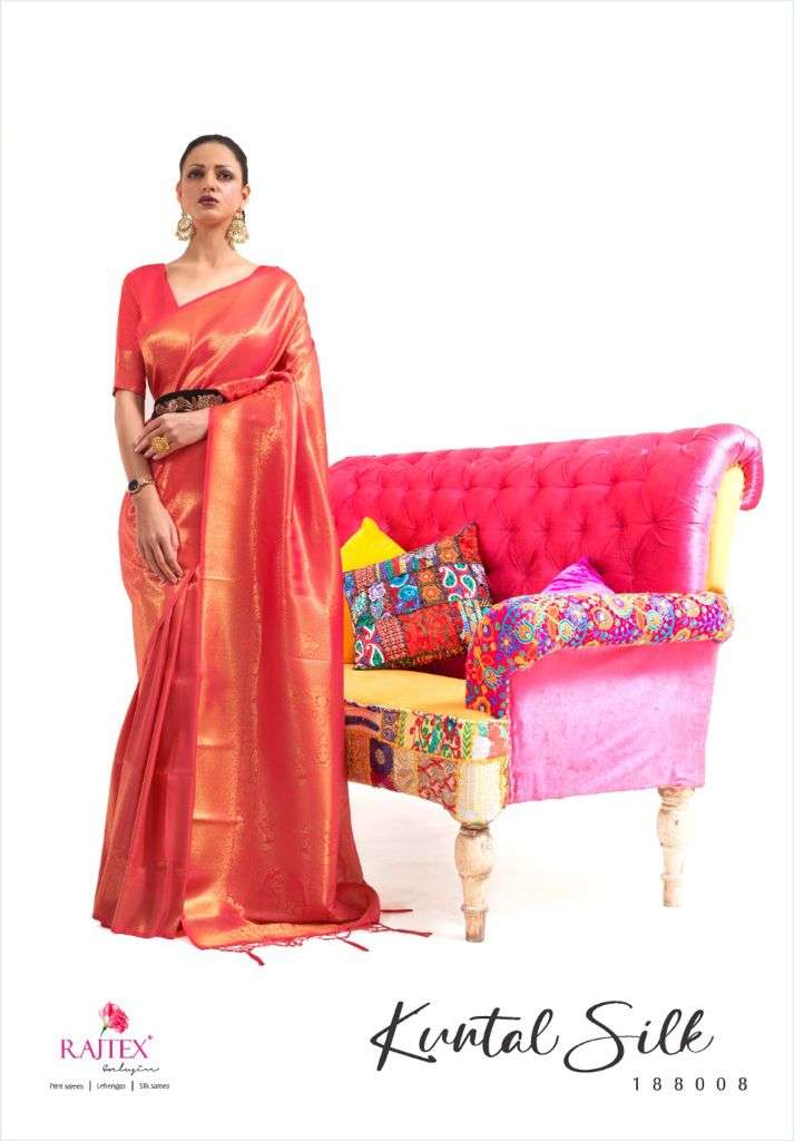 KUNTAL SILK SERIES 188001 TO 188009 By RAJTEX saree Collection manufacturer surat 