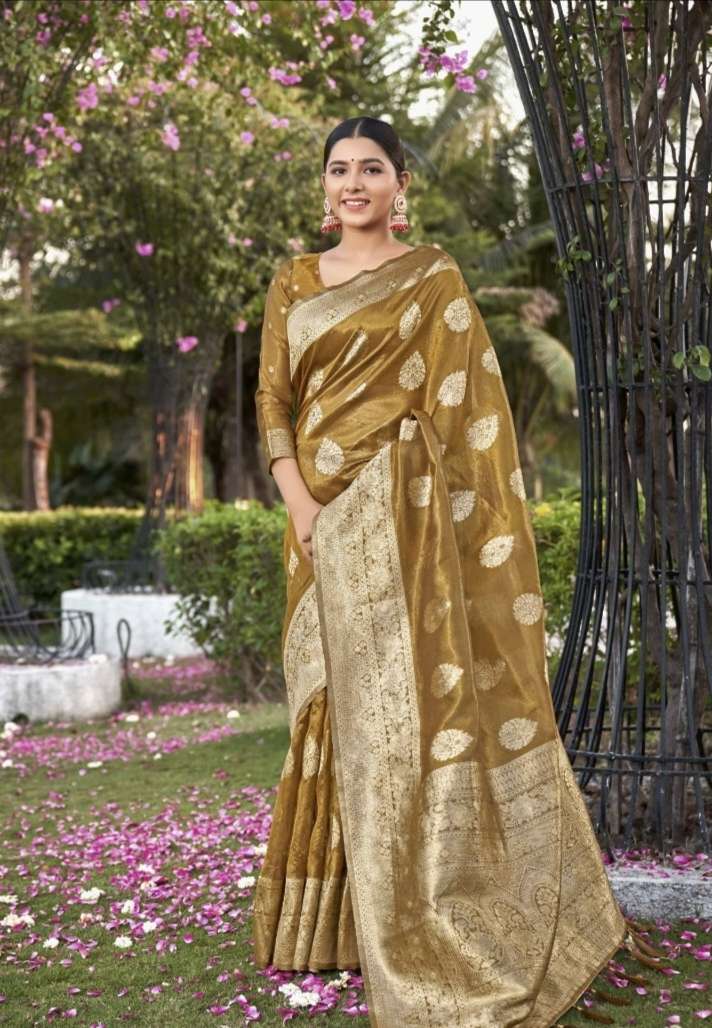 MAHEEN SILK SERIES 6801 TO 6804 by MONJOLIKA saree Collection manufacturer surat 