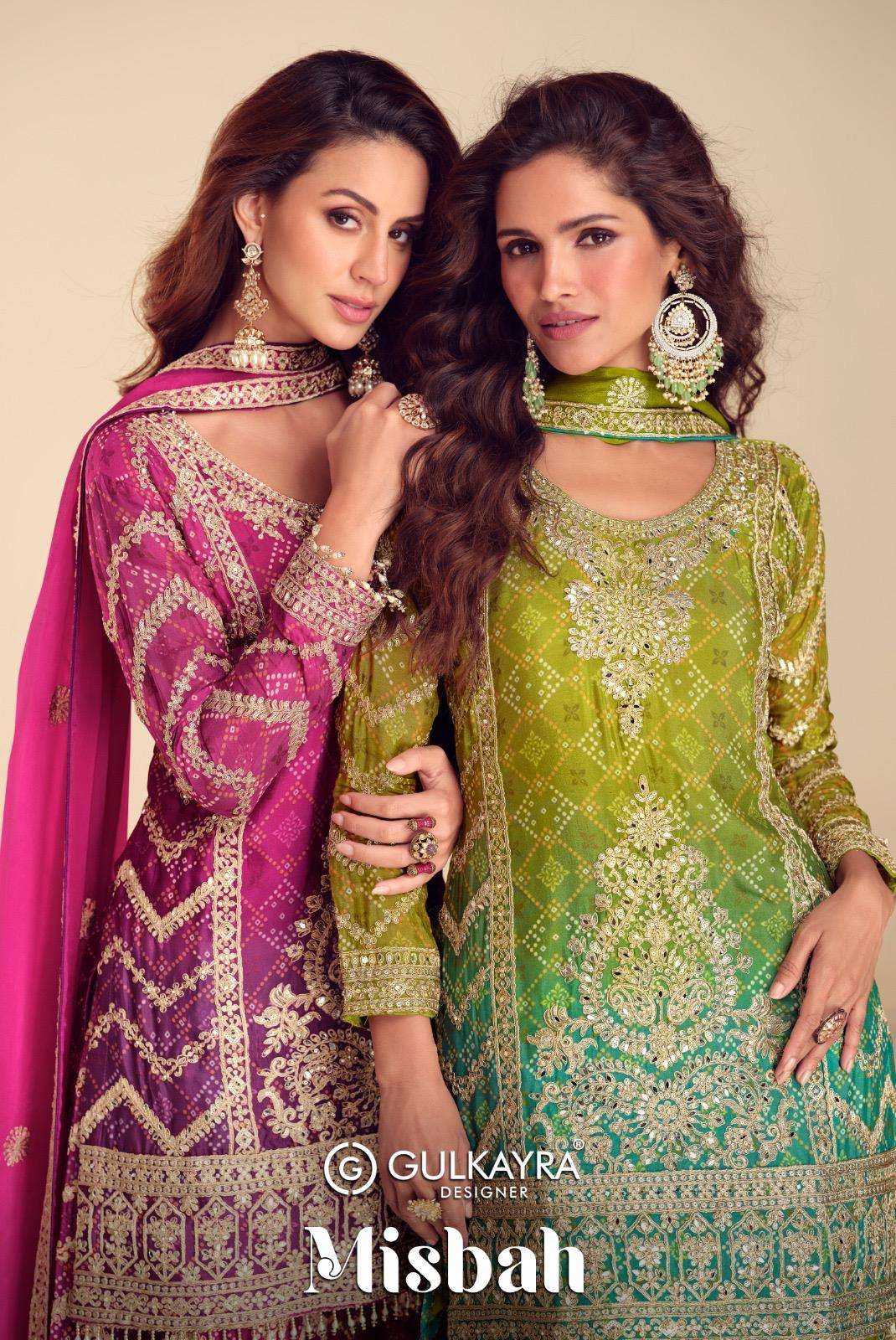 MISBAH by Gulkayra Designer suit collection manufacturers surat 