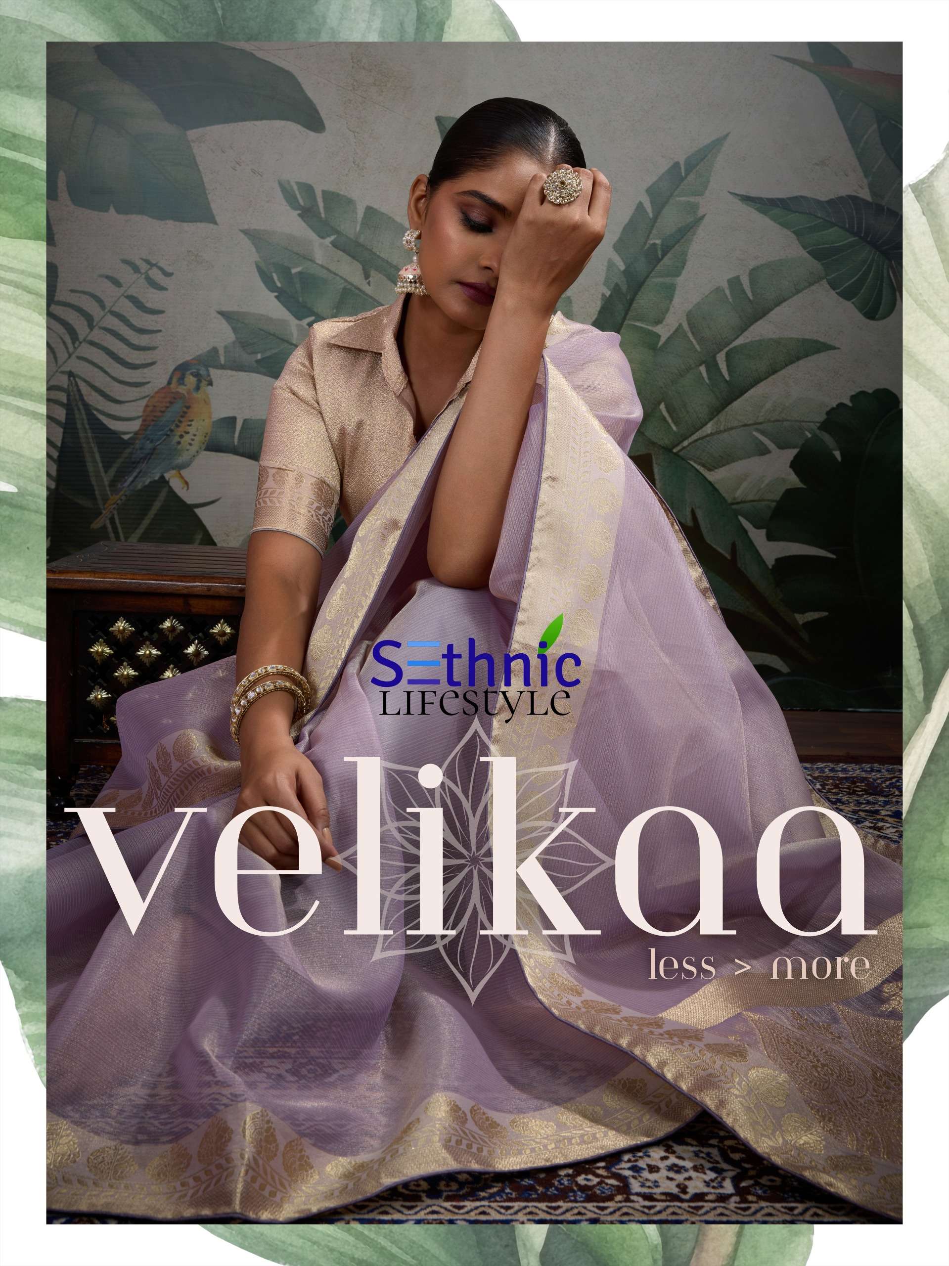 VELIKAA by Sethnic Lifestyle saree Collection manufacturer surat 