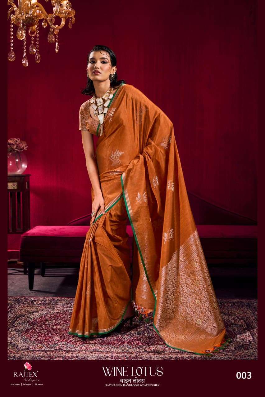 WINE LOTUS by RAJTEX Saree Collection manufacturer surat 
