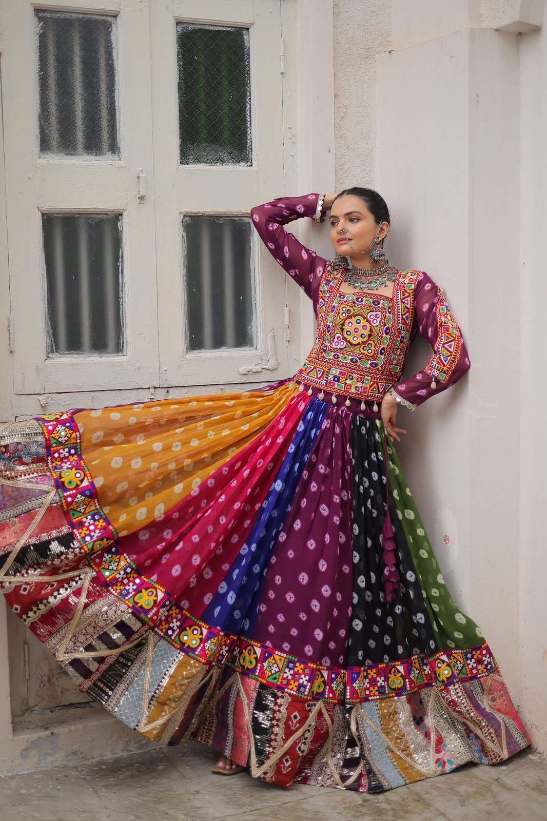 Code LW 7138 lehenga choli collection manufacturers surat 