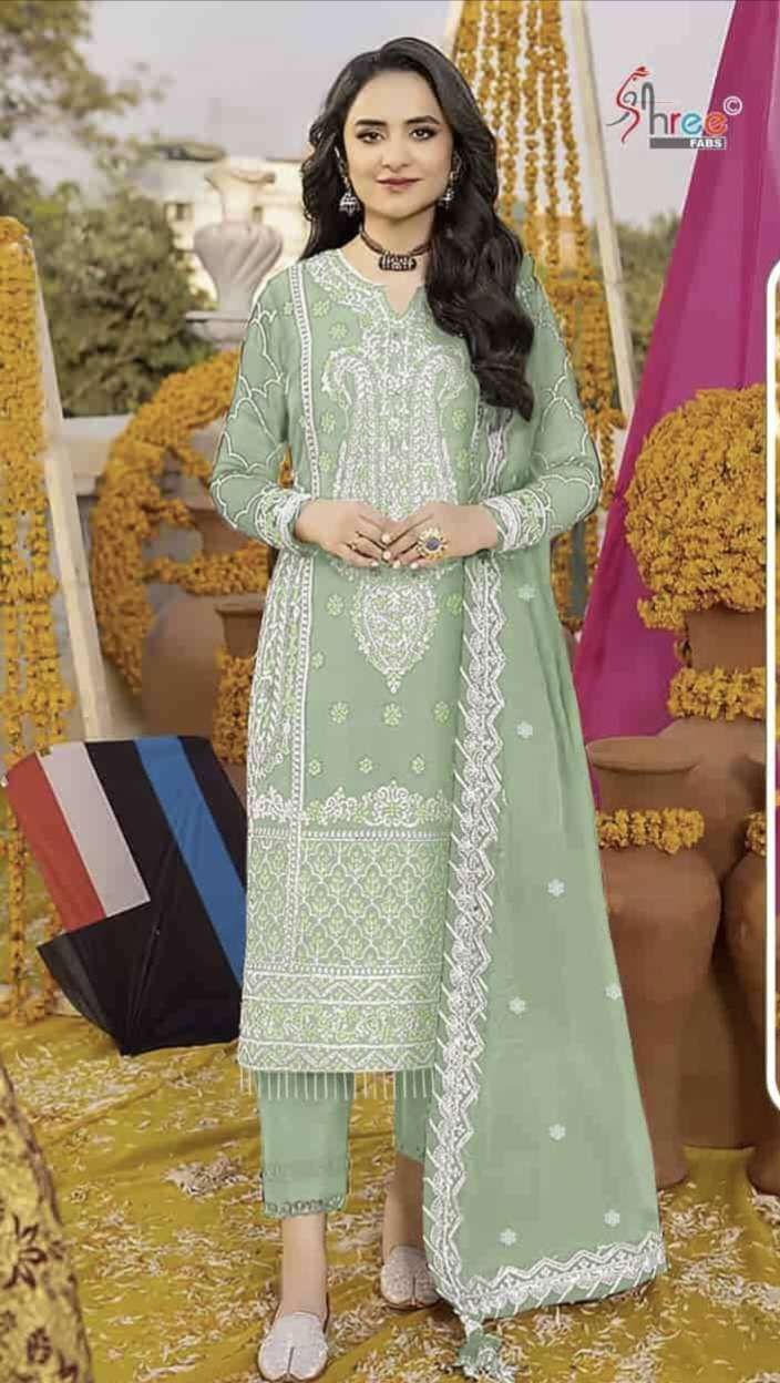 DESIGN NO K 5086 by shree fab suit collection manufacturers surat 