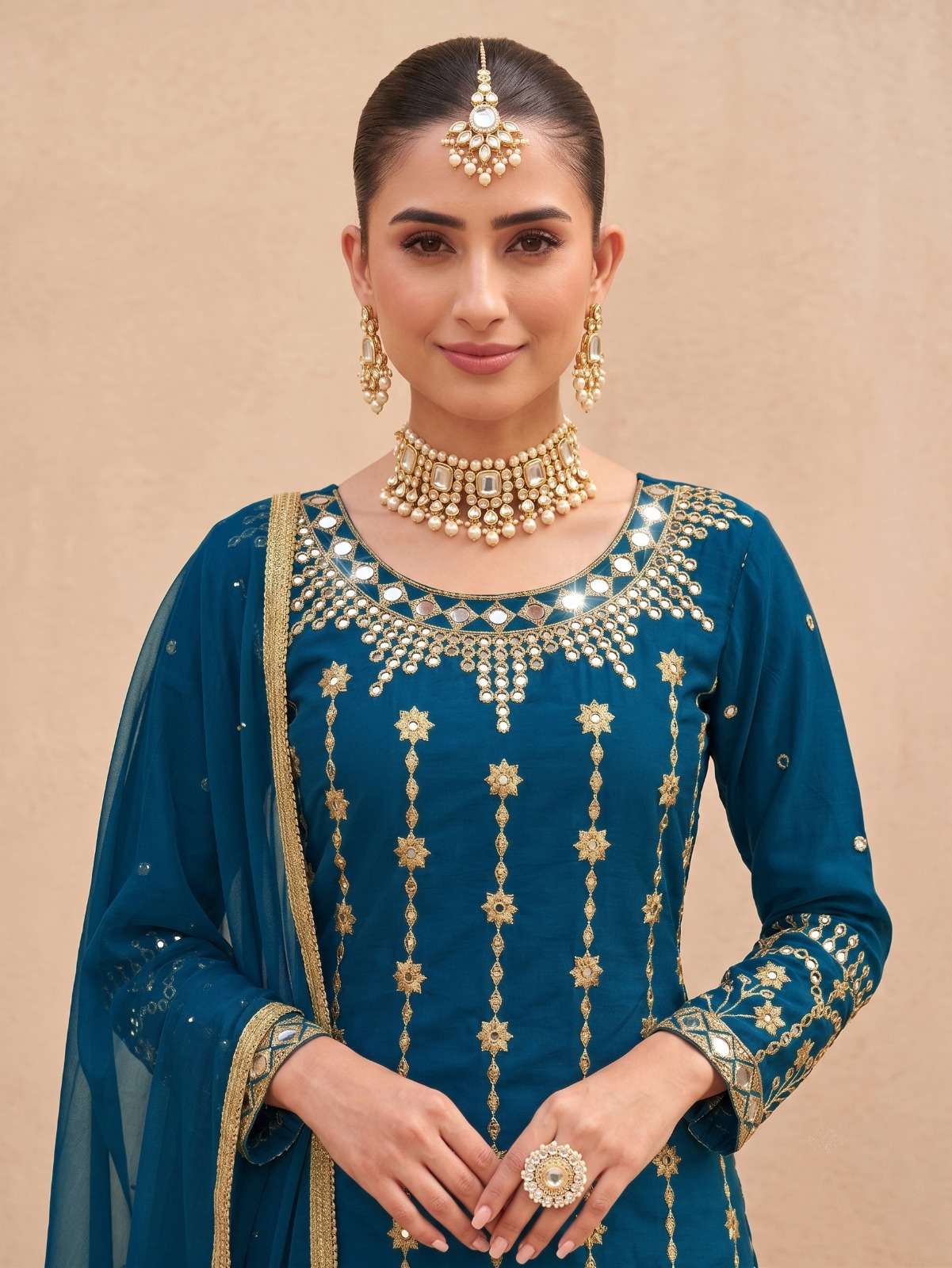 Design no KB 4113 4114 by  KB SERIES suit collection manufacturers surat