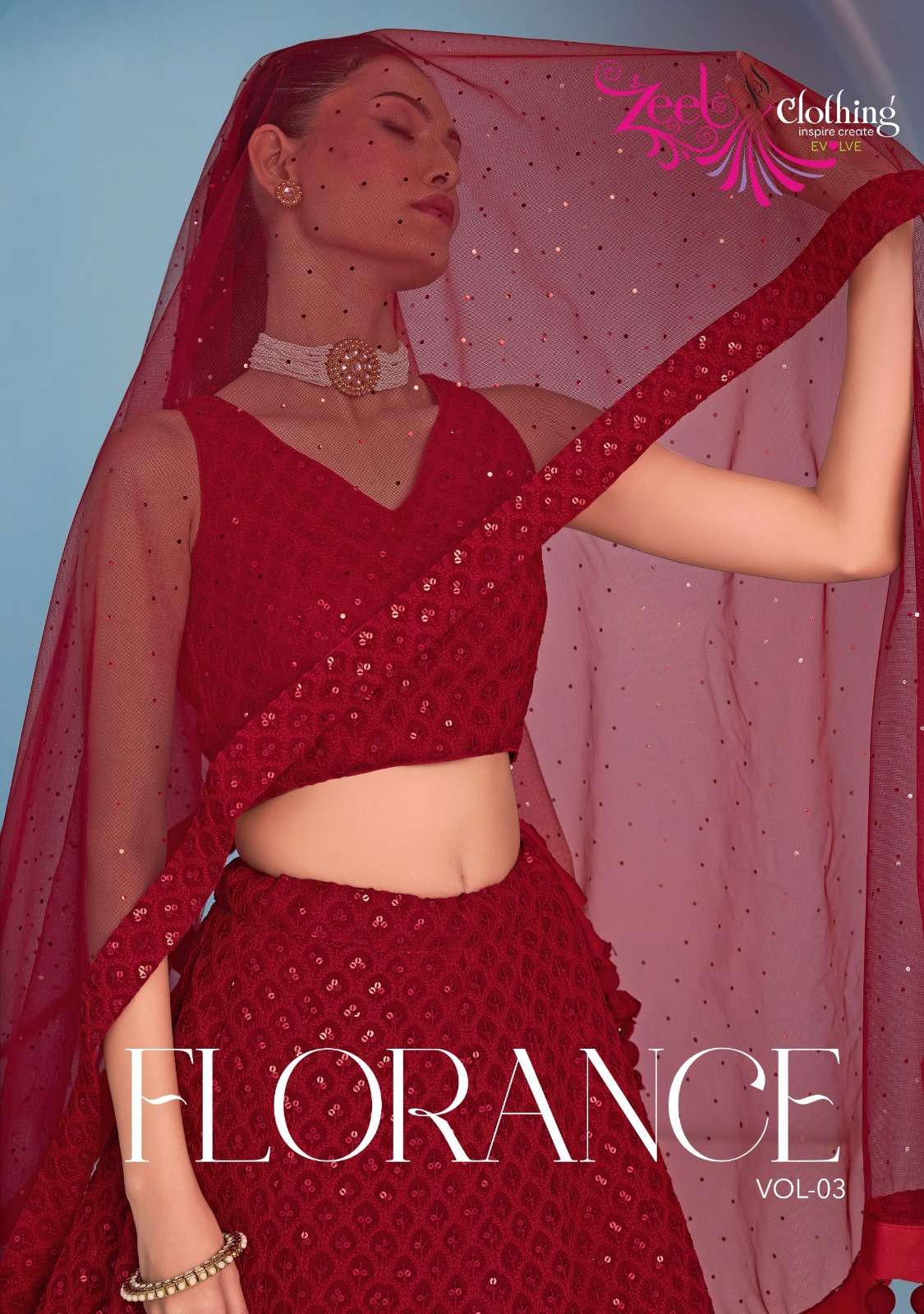 FLORANCE VOL 03 by ZEEL Clothing Lehenga Choli collection manufacturers surat 