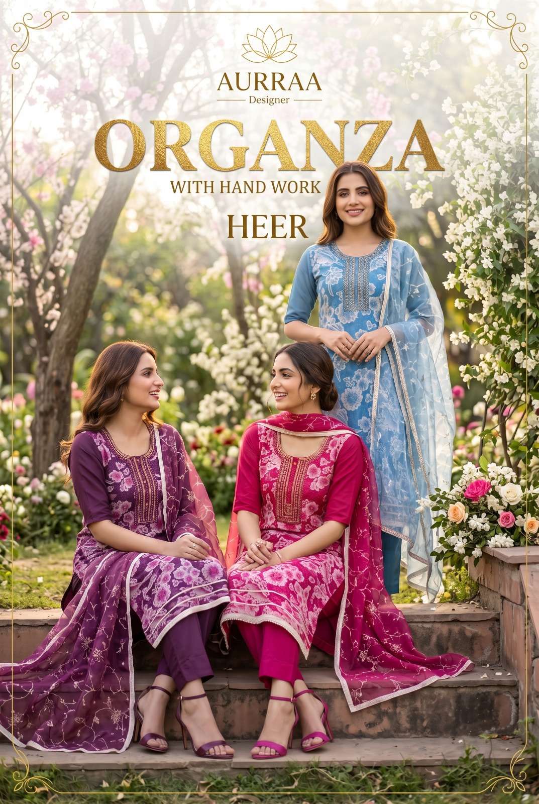 HEER by AURRAA DESIGNER kurti collection manufacturers surat 