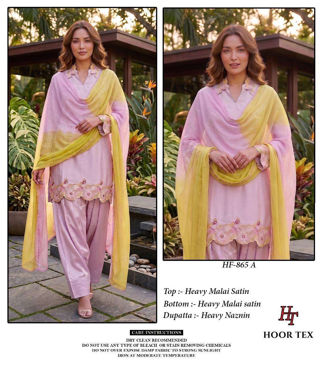 HF 865 A To C by Hoor Tex suit collection manufacturers surat 