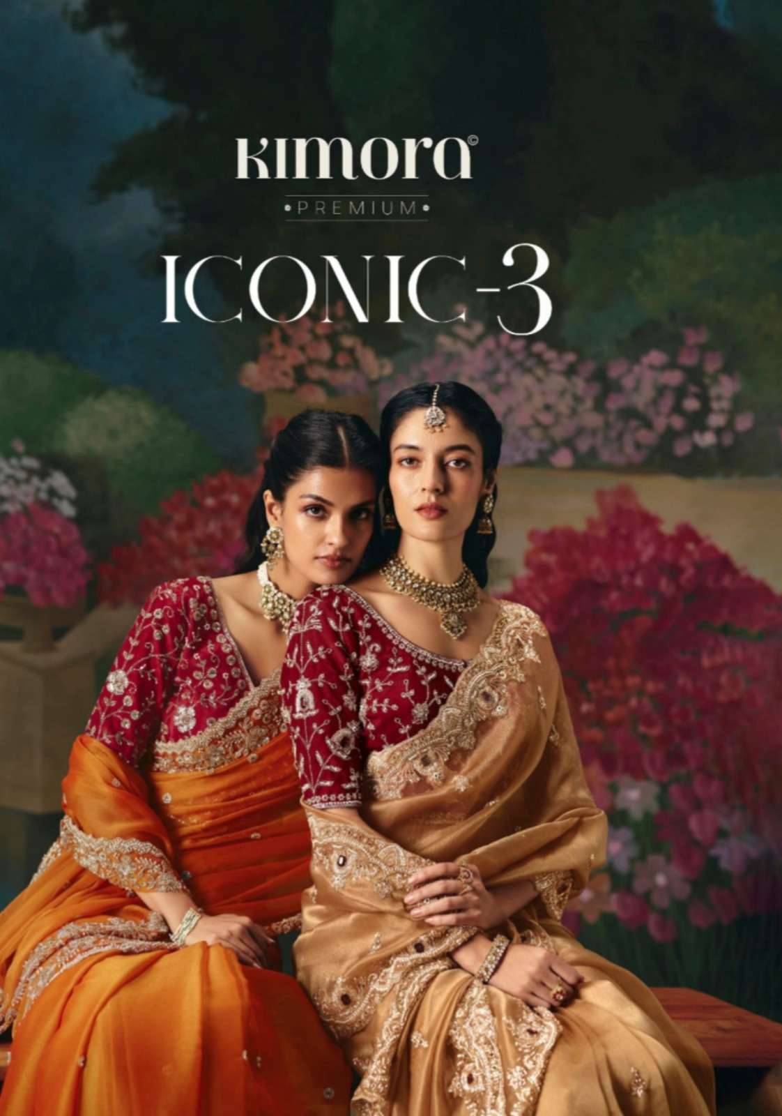 ICONIC 3 SERIES 5601 TO 5611 by KIMORA saree Collection manufacturer surat 