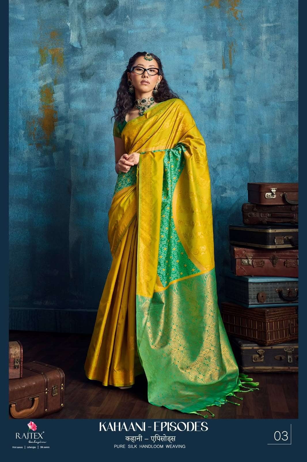 KAHAANI vol 1 by Rajtex fabric Saree Collection manufacturer surat 