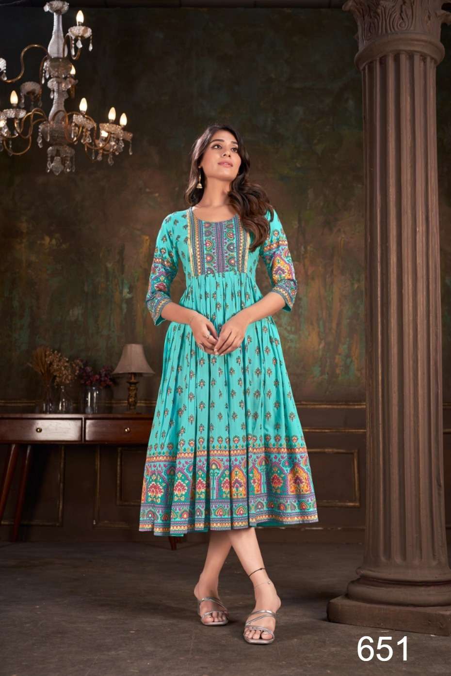 Moon Night Series 651 To 653 by Jivora saree Collection manufacturer surat 