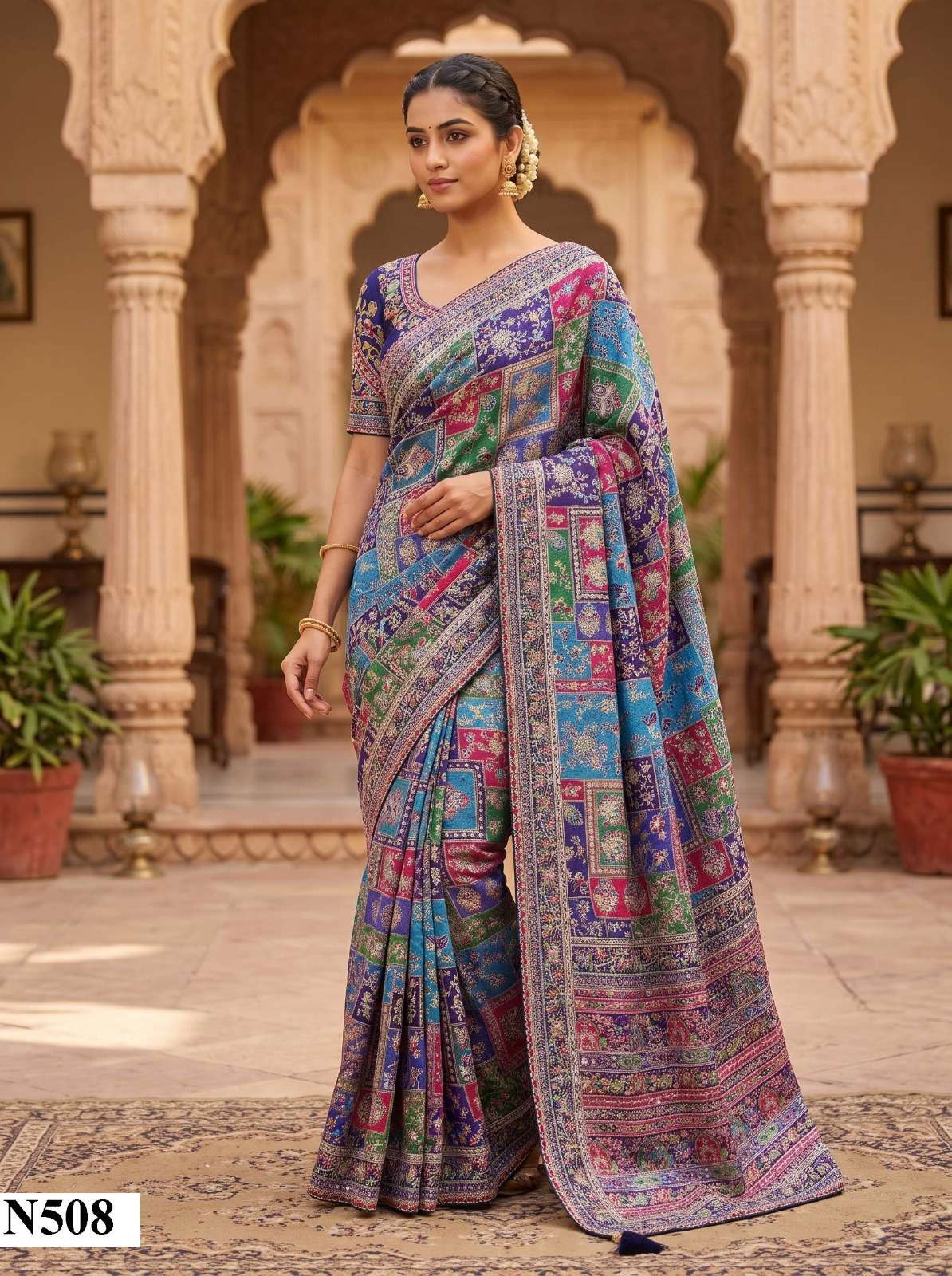 RAJWADI VOL 03 by MAHOTSAV saree Collection manufacturer surat 