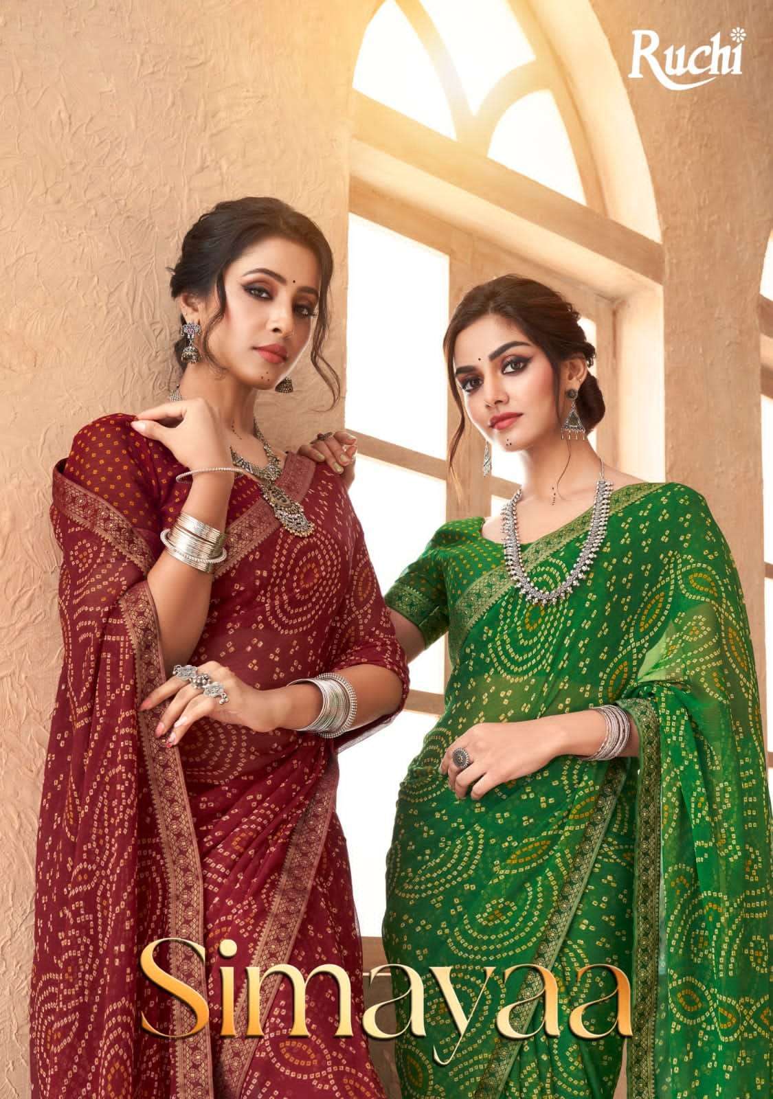 SANGINI VOL 18 SERIES 25801A TO 25803D by RUCHI saree Collection manufacturer surat 
