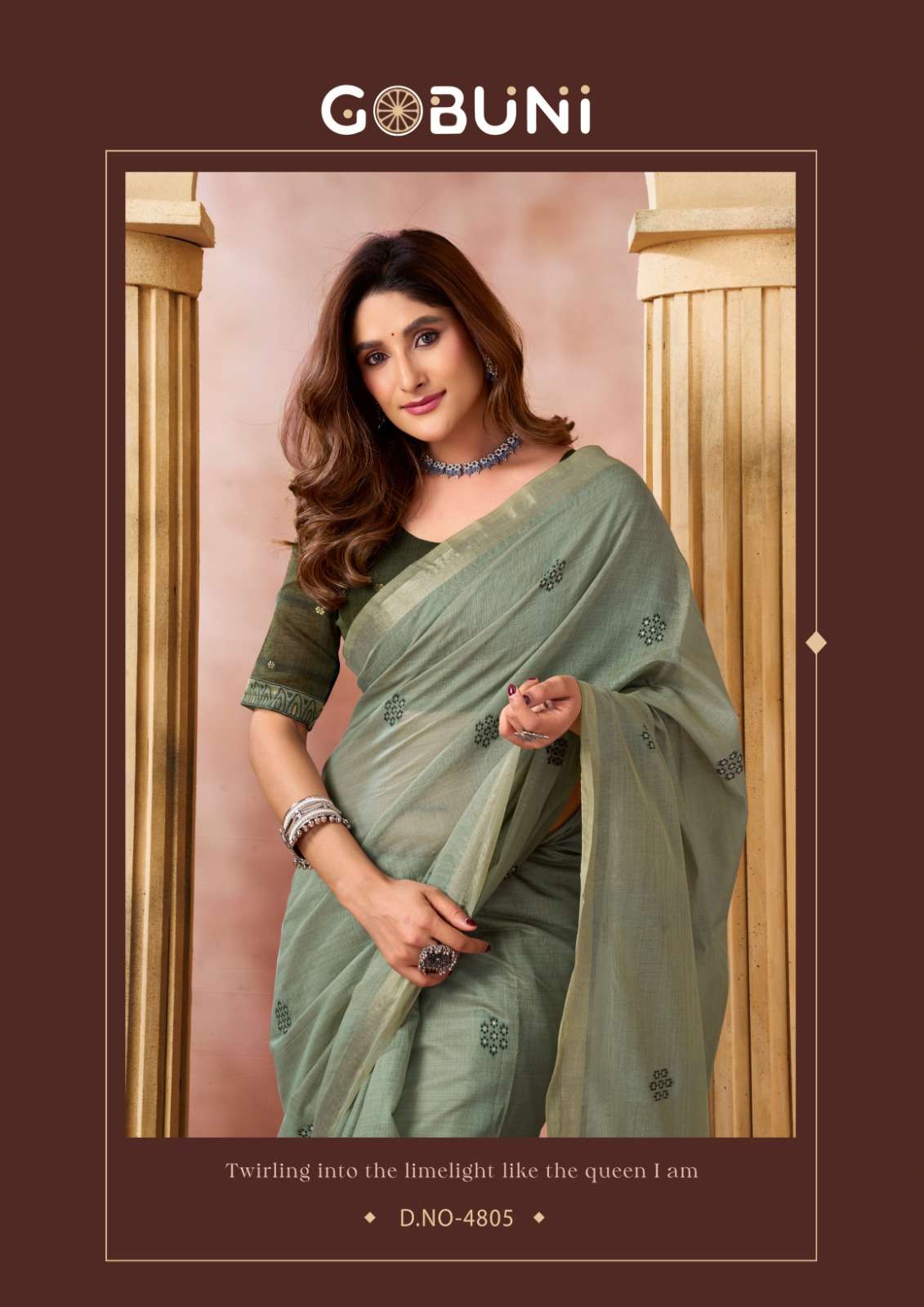 Shrushti Series 4801 To 4806 by Gobuni saree Collection manufacturer surat 
