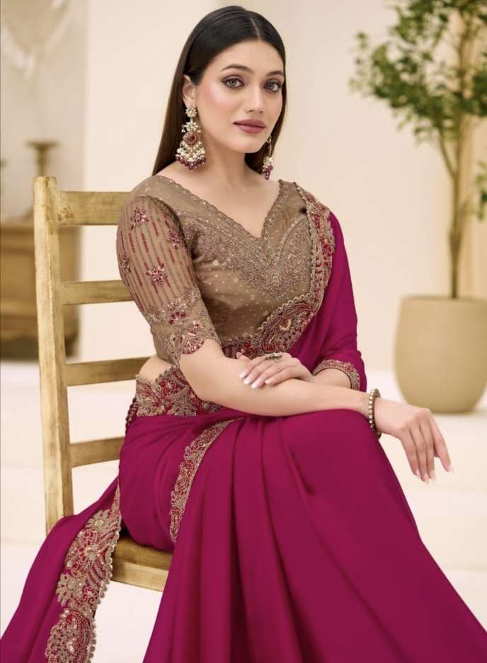 Silver Screen 23 Series 33001 to 33018 by  Tfh saree Collection manufacturer surat 