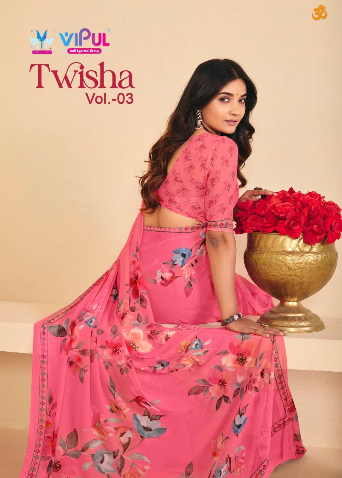 TWISHA VOL 03 SERIES 93258 TO 93269 By VIPUL saree Collection manufacturer surat 