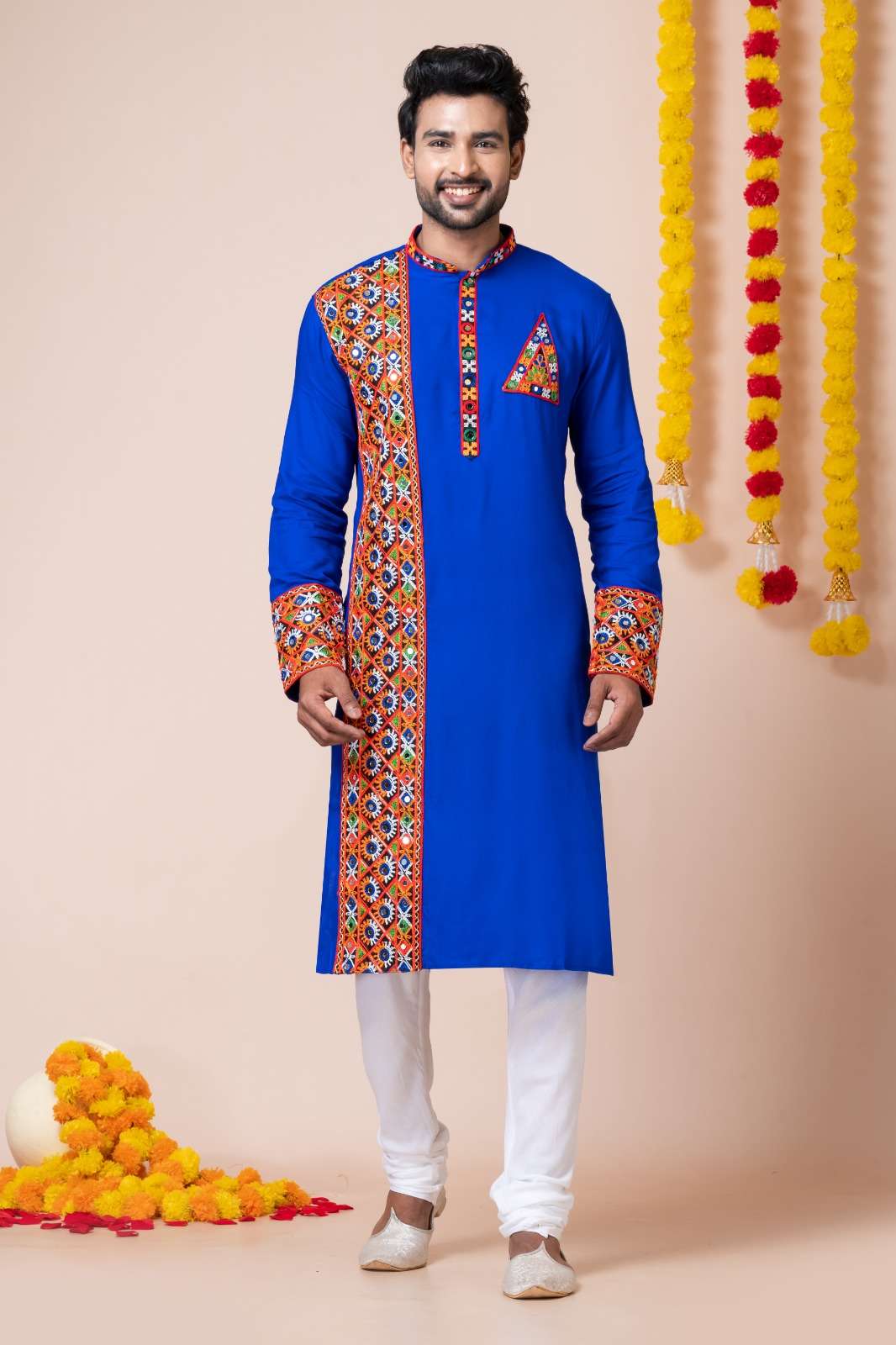 Cat No Ganesha Navratri Special Men's Wear Kurta Pajama collection manufacturers surat 