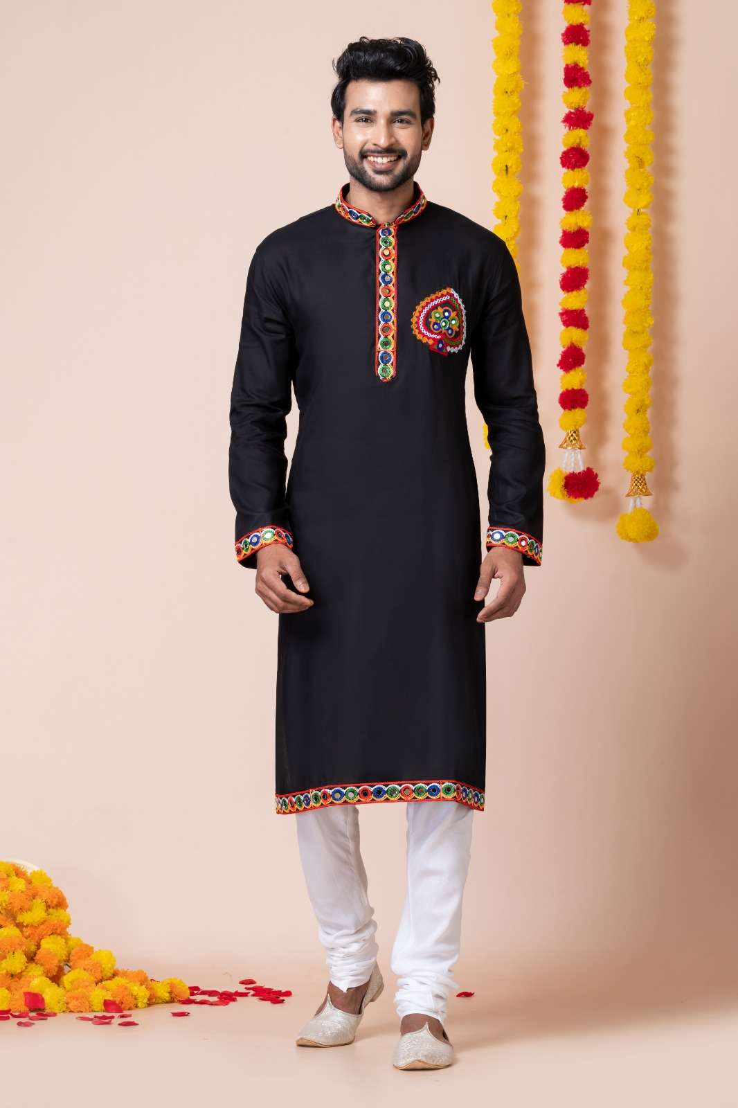 Cat No HATHI Navratri Special Men's Wear Kurta Pajama collection manufacturers surat 