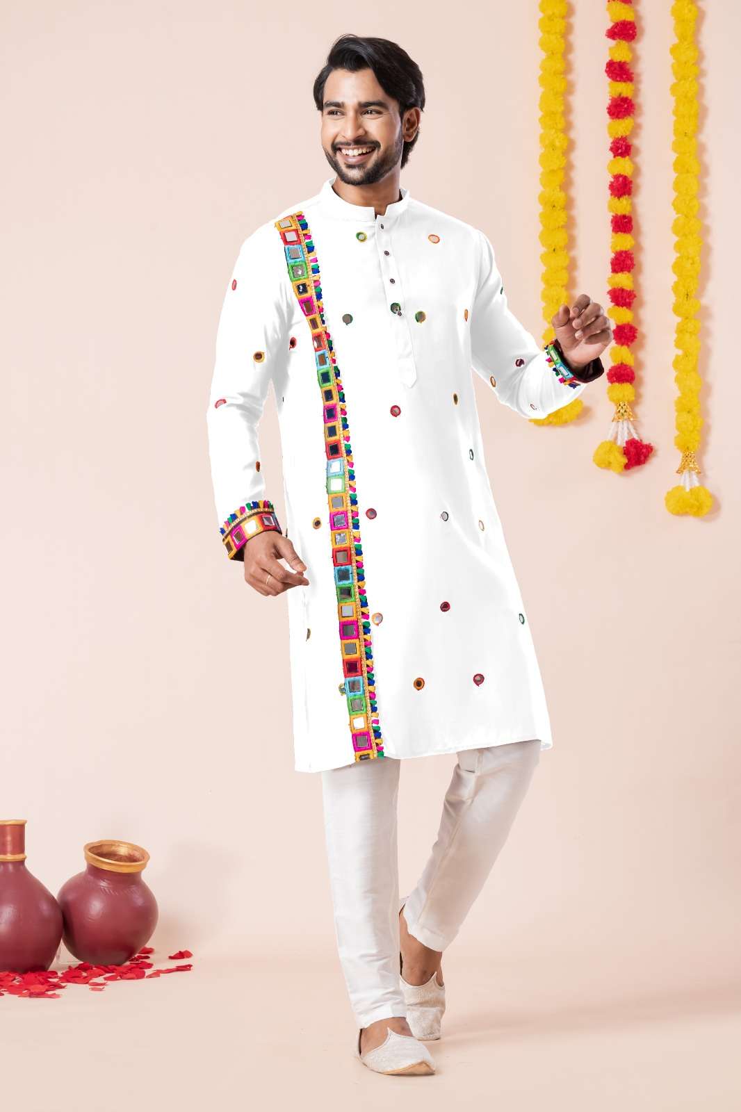 Cat No Vol 47  Navratri Special Men's Wear Kurta Pajama collection manufacturers surat 