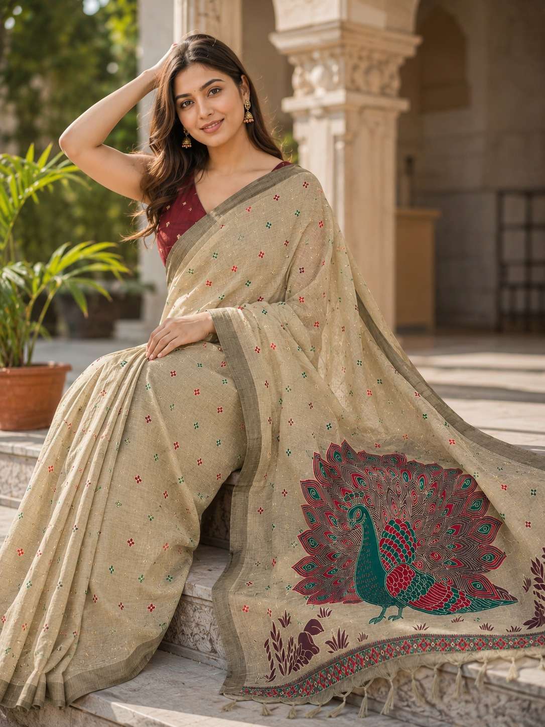 MV VIS PATTERN 425 Saree Collection manufacturer surat 