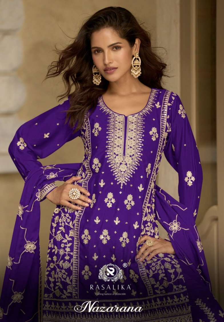 NAZARANA by RASALIKA suit collection manufacturers surat 