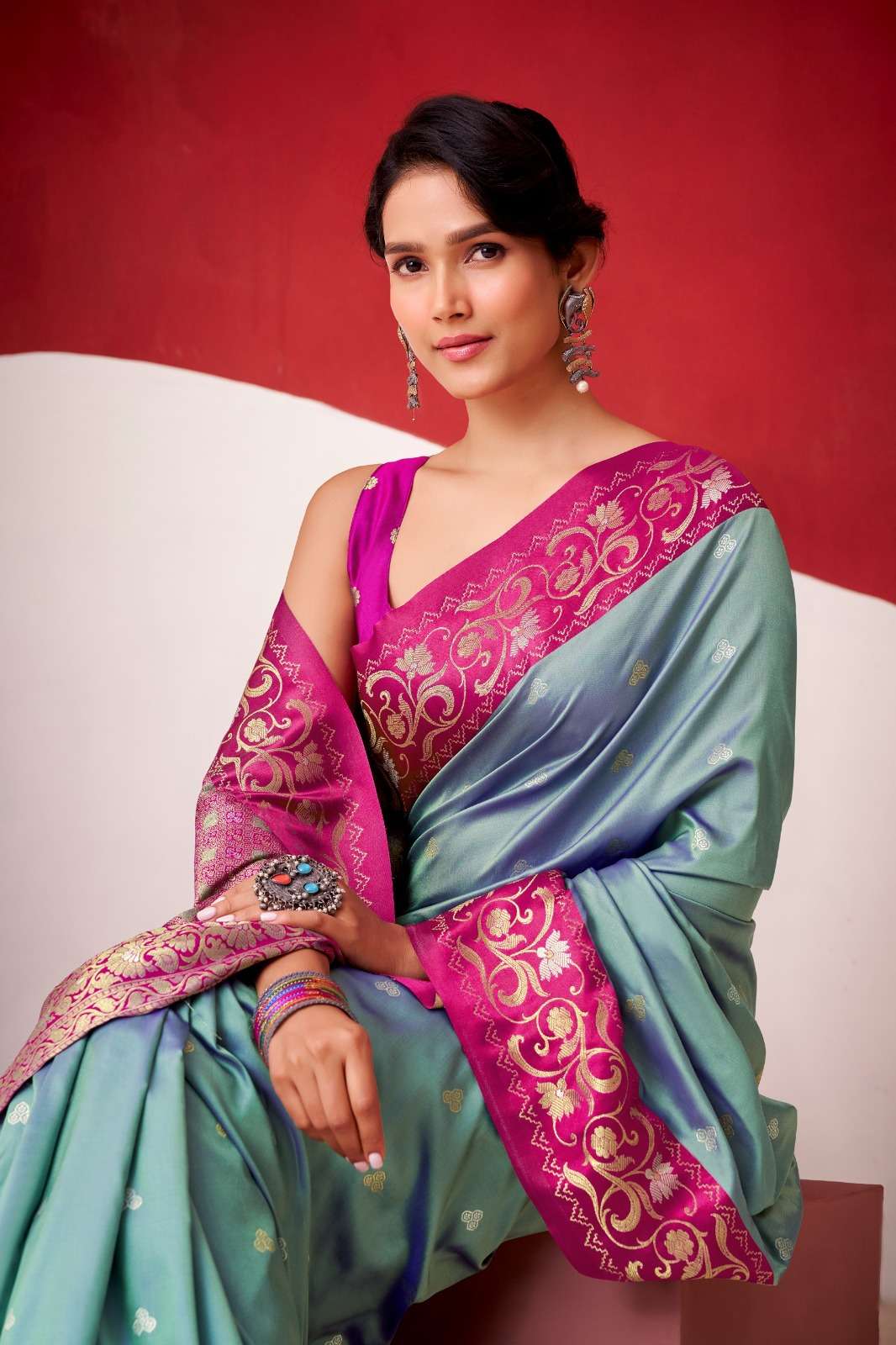 SINDHU GHAT by RajPath Fabric saree Collection manufacturer surat 