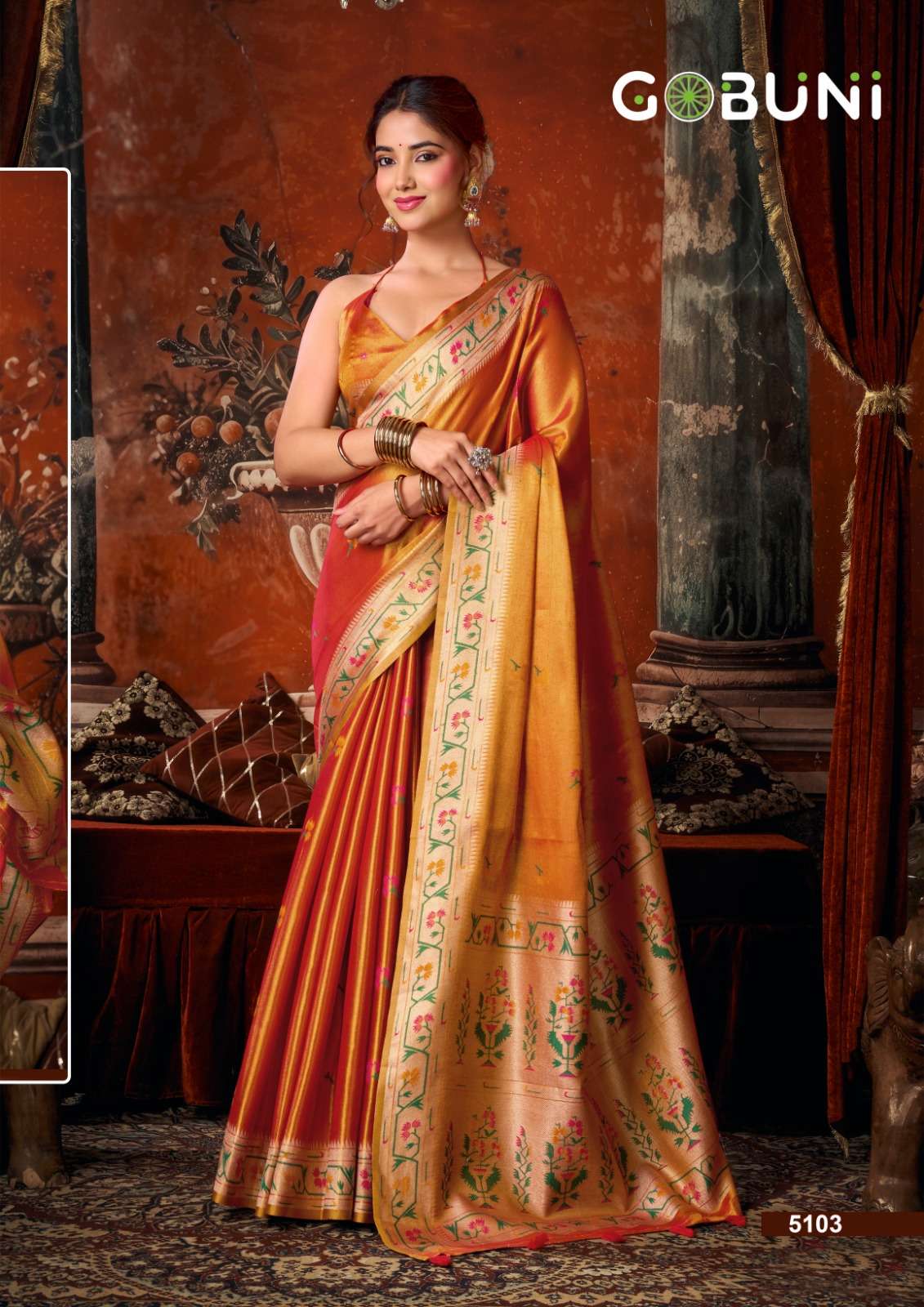 Suhana Series 5101  To  5106 by Gobuni saree Collection manufacturer surat
