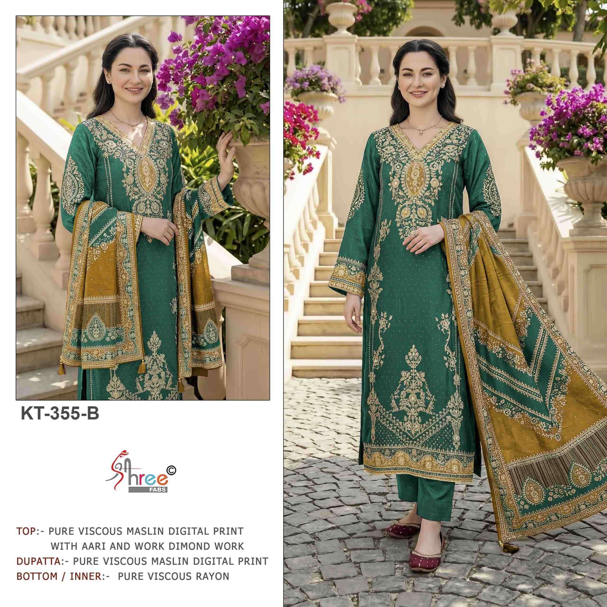 Kt-355 shree fab by wholesale manufacturers surat