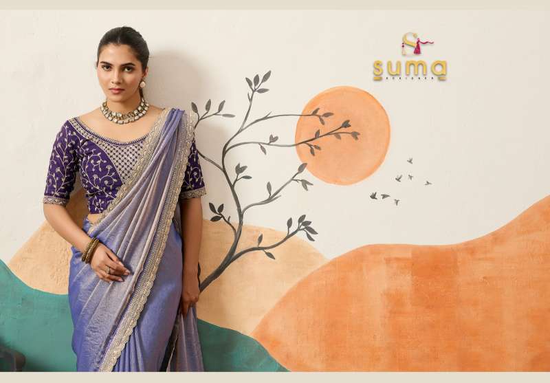PRIREKA SERIES 14001 TO 14006 BY SUMA DESIGNER HEAVY CODING WORK SAREES