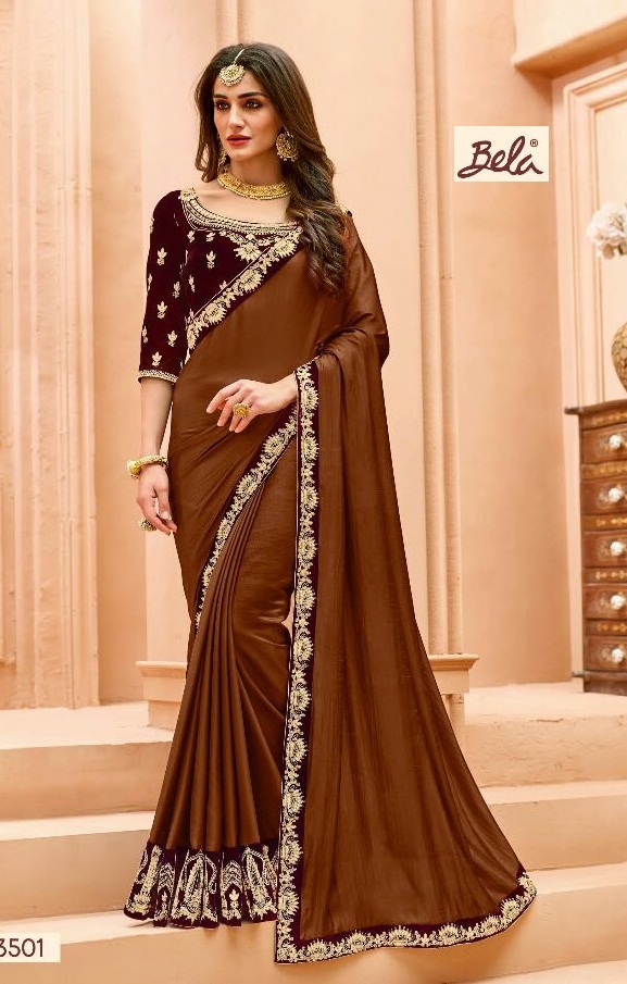 Bela Glitter Xvi 13500 To 13508 Series Fancy Designer Party Wear Saree Collection Full Set And Singl...