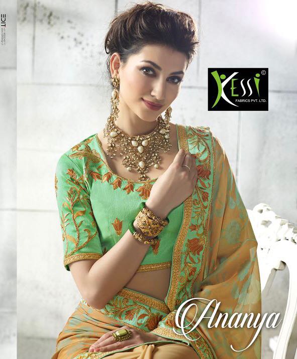 Kessi Saree Ananya 6501 To 6512 Series Fancy Designer Party Wear Saree Collection Full Set And Singl...