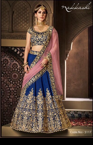 Nakkashi Ethnic Emerald Collection 5110 To 5121 Series Fancy Heavy Designer Party Wear Bridal Leheng...