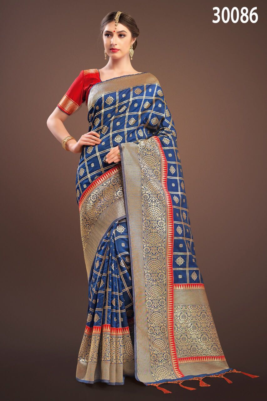 Shringar Saree 30075 To 30088 Series Fancy Party Wear Silk Saree Collection Full Set And Single Whol...
