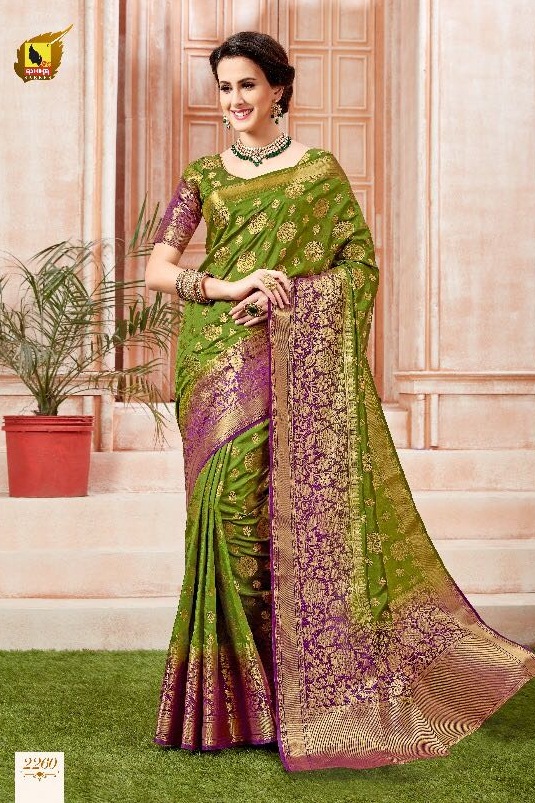 Aashika Mangalam 4 2251 To 2268 Series Fancy Party Wear Silk Cotton Saree Collection Full Set And Si...