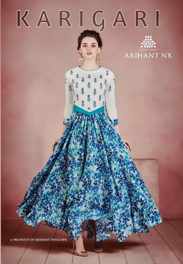 Arihant Nx Karigari Designer Gown Catlog Wholesale Dealer Surat