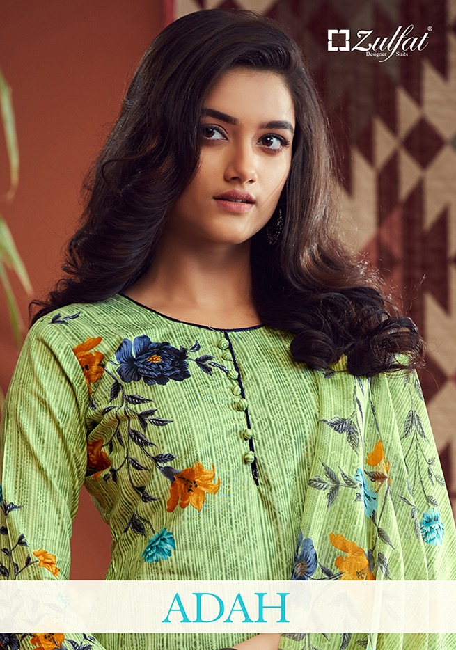 Adah Vol 2 By Zulfat Designer Suits Manufacturer Traders Surat