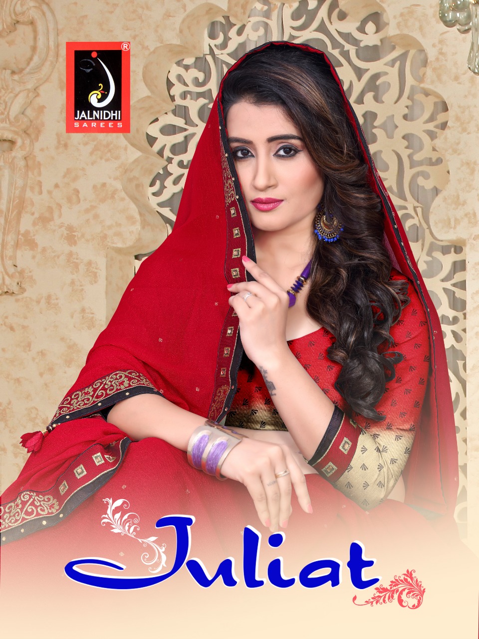 Juliet By Jalnidhi 1001 Series Fancy Bridal Printed Saree Catlog Wholesale Dealer Surat