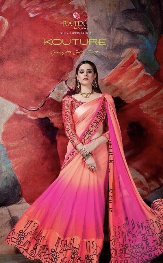 Rajtex Kouture 34001 Series Silk Printed Saree Saller