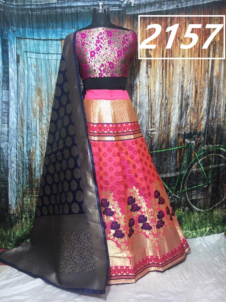 Ev Banarasi Fusion 2019 Fancy Designer Art Silk Lehenga Collection Wholesaler Surat