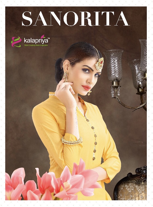 Sanorita By Kalapriya 1001 Series Fancy Reyon Plazzo Suit Catlog Wholesale Dealer And Supplier Surat