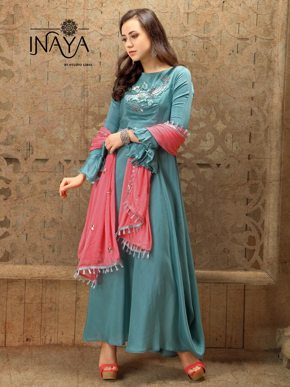 Studio Libas Inaya Handwork Designer Series Heavy Kurties