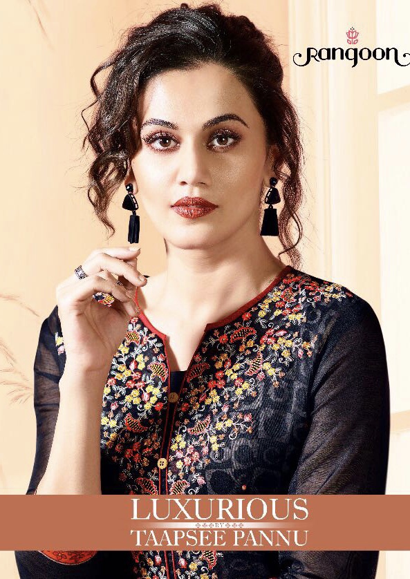 Rangoon Luxurious By Tapasee Pannu 1091 Series Fancy Kurties