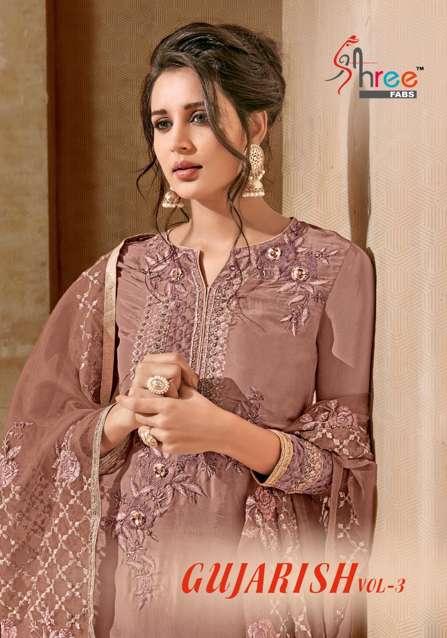 Shree Fabs Gujarish Vol 3 1014 Series Fancy Salwar Kameez Catlog Wholesale Dealer And Supplier Surat