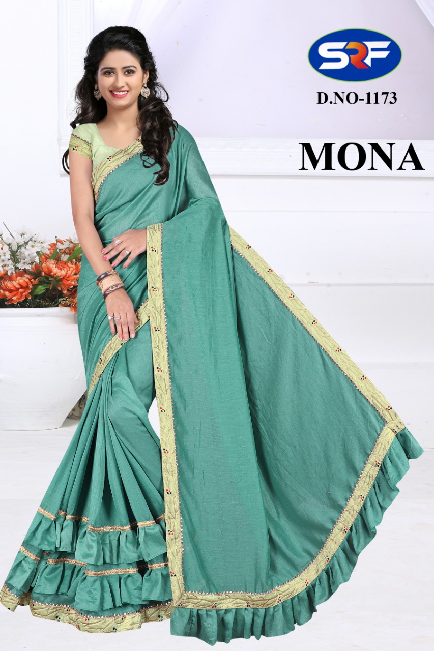 Mona By Mayur Fashion Fancy Vichitra Silk Saree Collection Wholesaler Surat