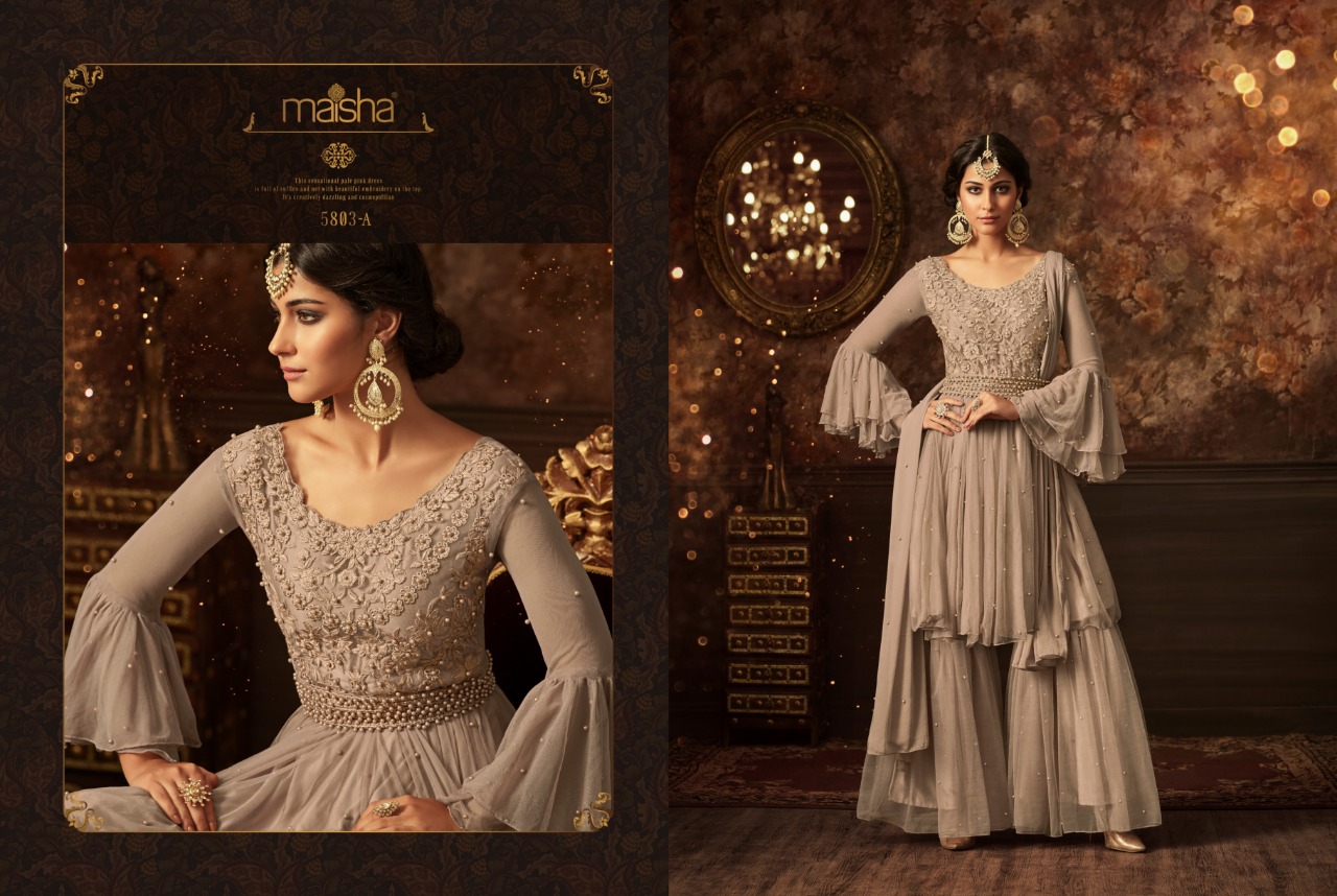 Maisha Aziza Nx 5803 New Colours Pakistani Sarara Suit In Singles Wholesale Dealer And Supplier Sura...