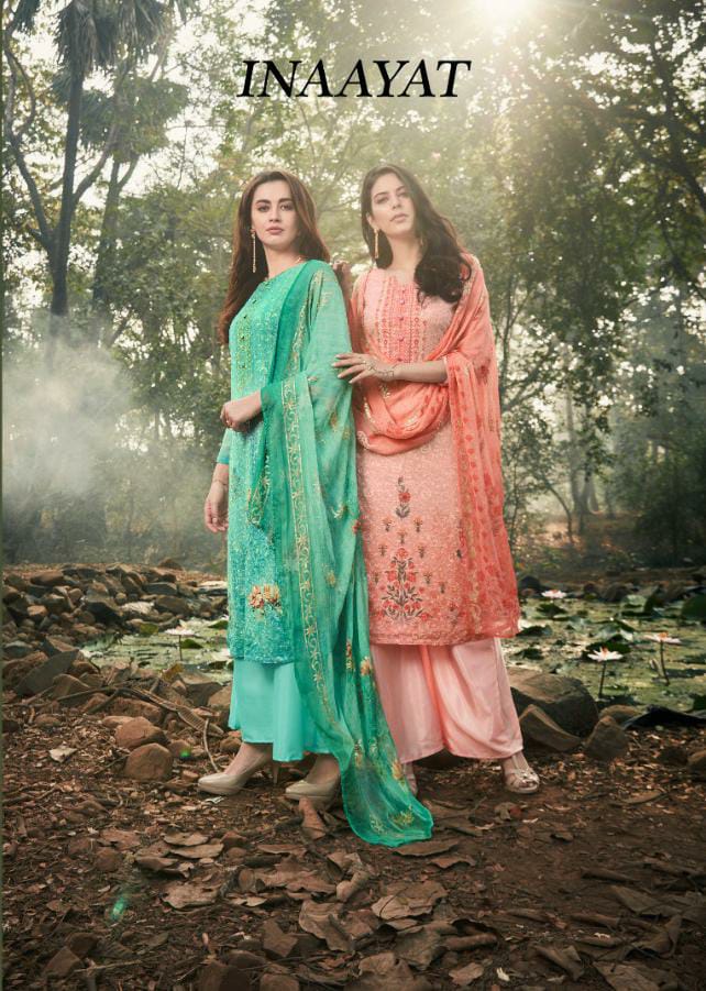 Inaayat By Karma Series 205 To 210 Designer Party Wear Suits Set And Single Wholesale Supplier Surat