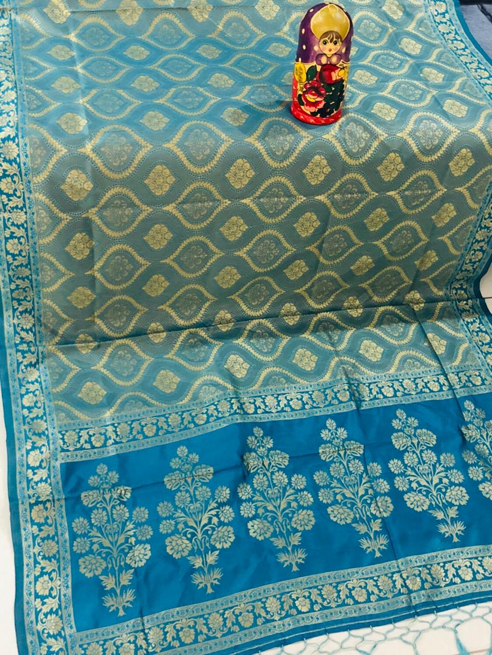 Samprada Silk By The Dressing Theorem Fancy Designer Soft Silk Saree Catlog Wholesaler Surat