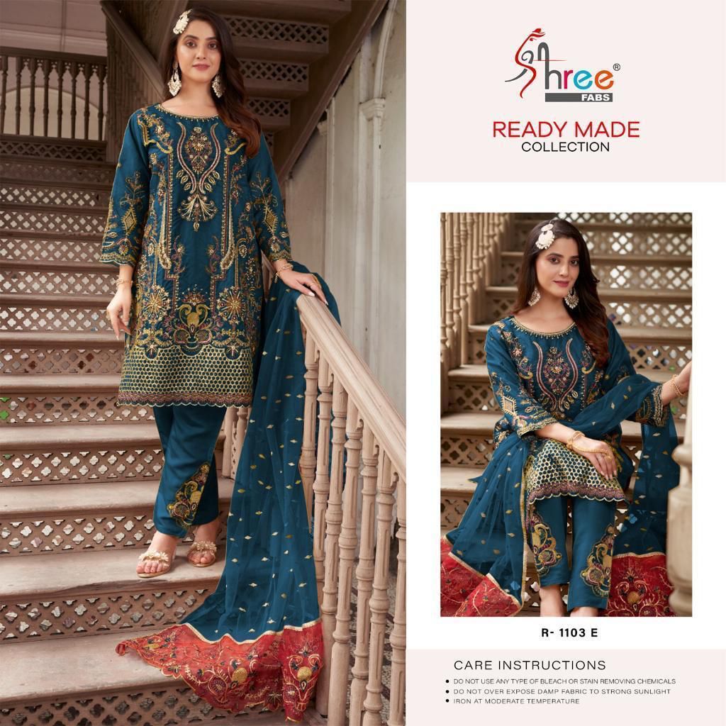 Sr 1103 Colours Readymade Collection By Shree Fab